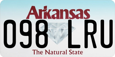 AR license plate 098LRU