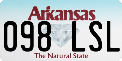 AR license plate 098LSL
