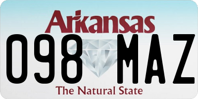 AR license plate 098MAZ