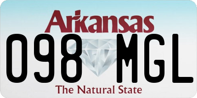 AR license plate 098MGL