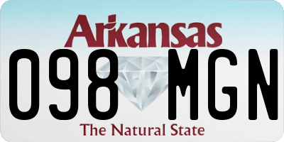 AR license plate 098MGN