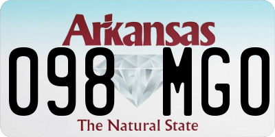 AR license plate 098MGO