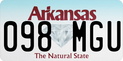 AR license plate 098MGU