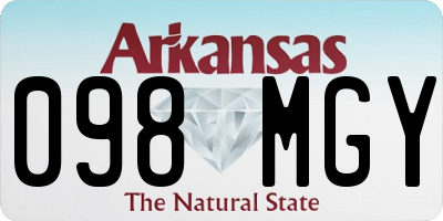 AR license plate 098MGY