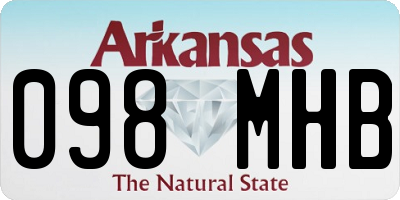 AR license plate 098MHB