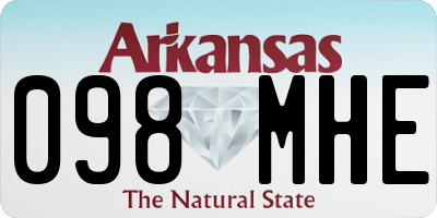 AR license plate 098MHE