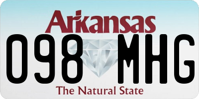 AR license plate 098MHG