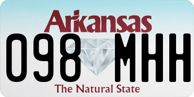 AR license plate 098MHH