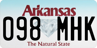AR license plate 098MHK