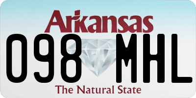 AR license plate 098MHL