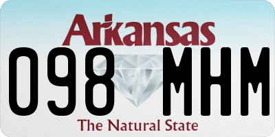 AR license plate 098MHM