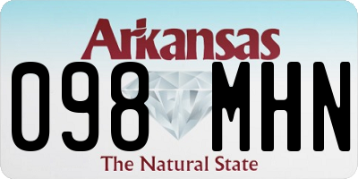 AR license plate 098MHN