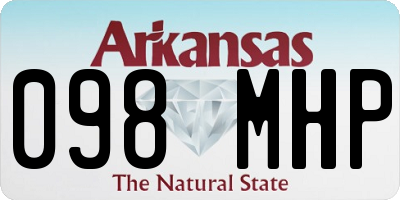 AR license plate 098MHP