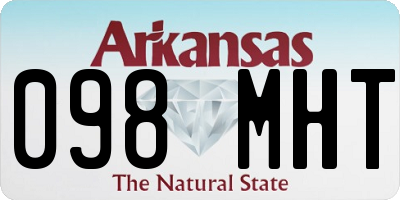 AR license plate 098MHT