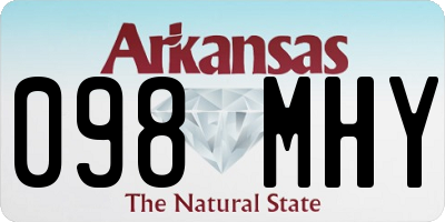 AR license plate 098MHY