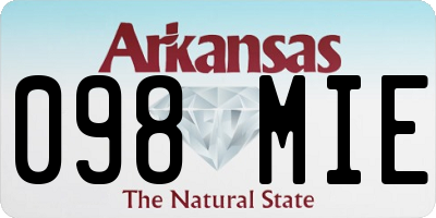 AR license plate 098MIE