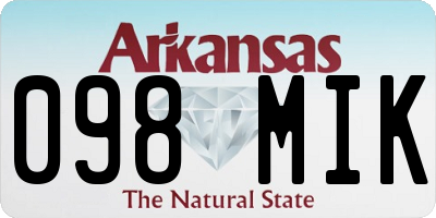 AR license plate 098MIK