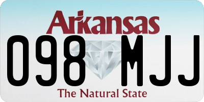 AR license plate 098MJJ