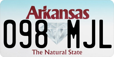 AR license plate 098MJL