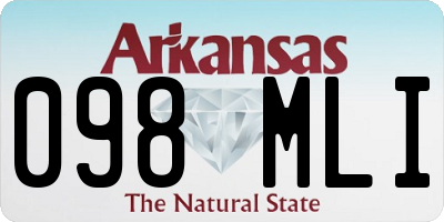 AR license plate 098MLI