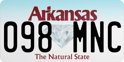 AR license plate 098MNC