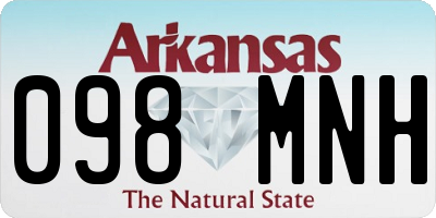 AR license plate 098MNH