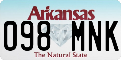 AR license plate 098MNK