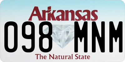 AR license plate 098MNM