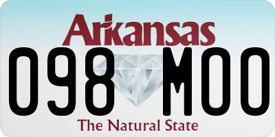 AR license plate 098MOO