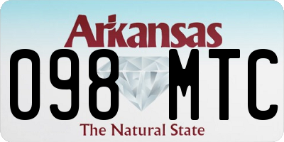 AR license plate 098MTC