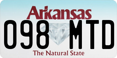 AR license plate 098MTD