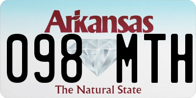 AR license plate 098MTH