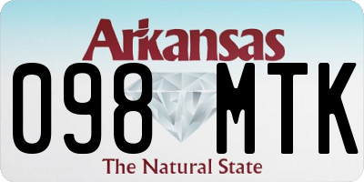 AR license plate 098MTK