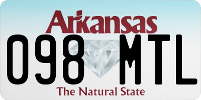 AR license plate 098MTL
