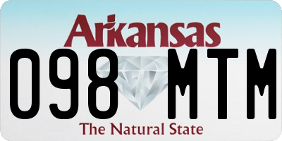 AR license plate 098MTM