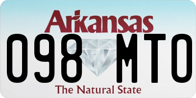 AR license plate 098MTO