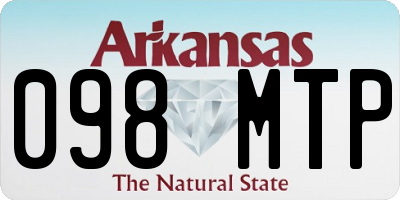AR license plate 098MTP