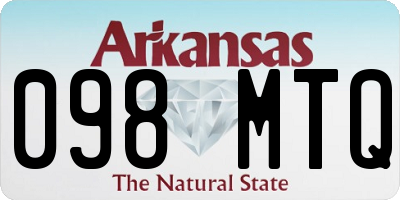AR license plate 098MTQ