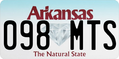 AR license plate 098MTS