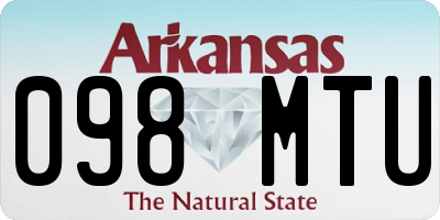 AR license plate 098MTU