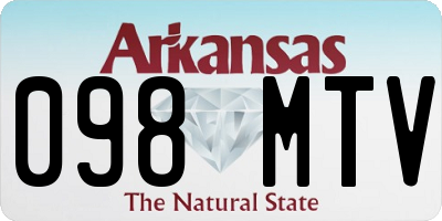 AR license plate 098MTV