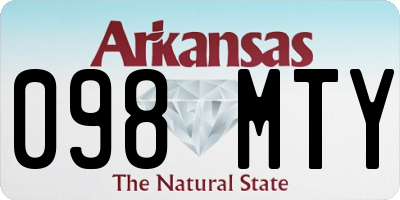 AR license plate 098MTY