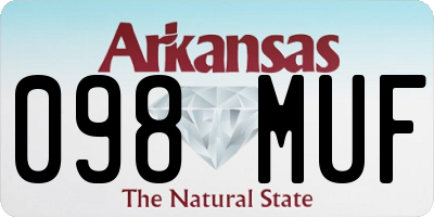 AR license plate 098MUF