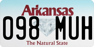 AR license plate 098MUH