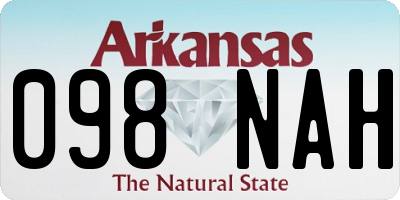 AR license plate 098NAH