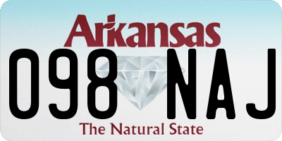 AR license plate 098NAJ