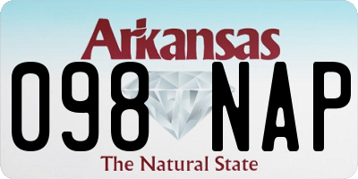 AR license plate 098NAP