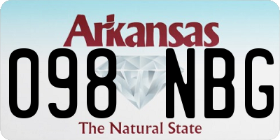AR license plate 098NBG