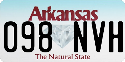 AR license plate 098NVH