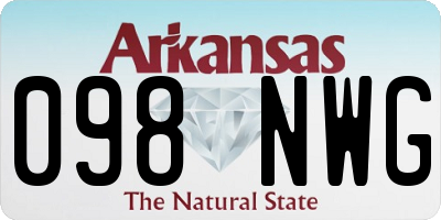 AR license plate 098NWG